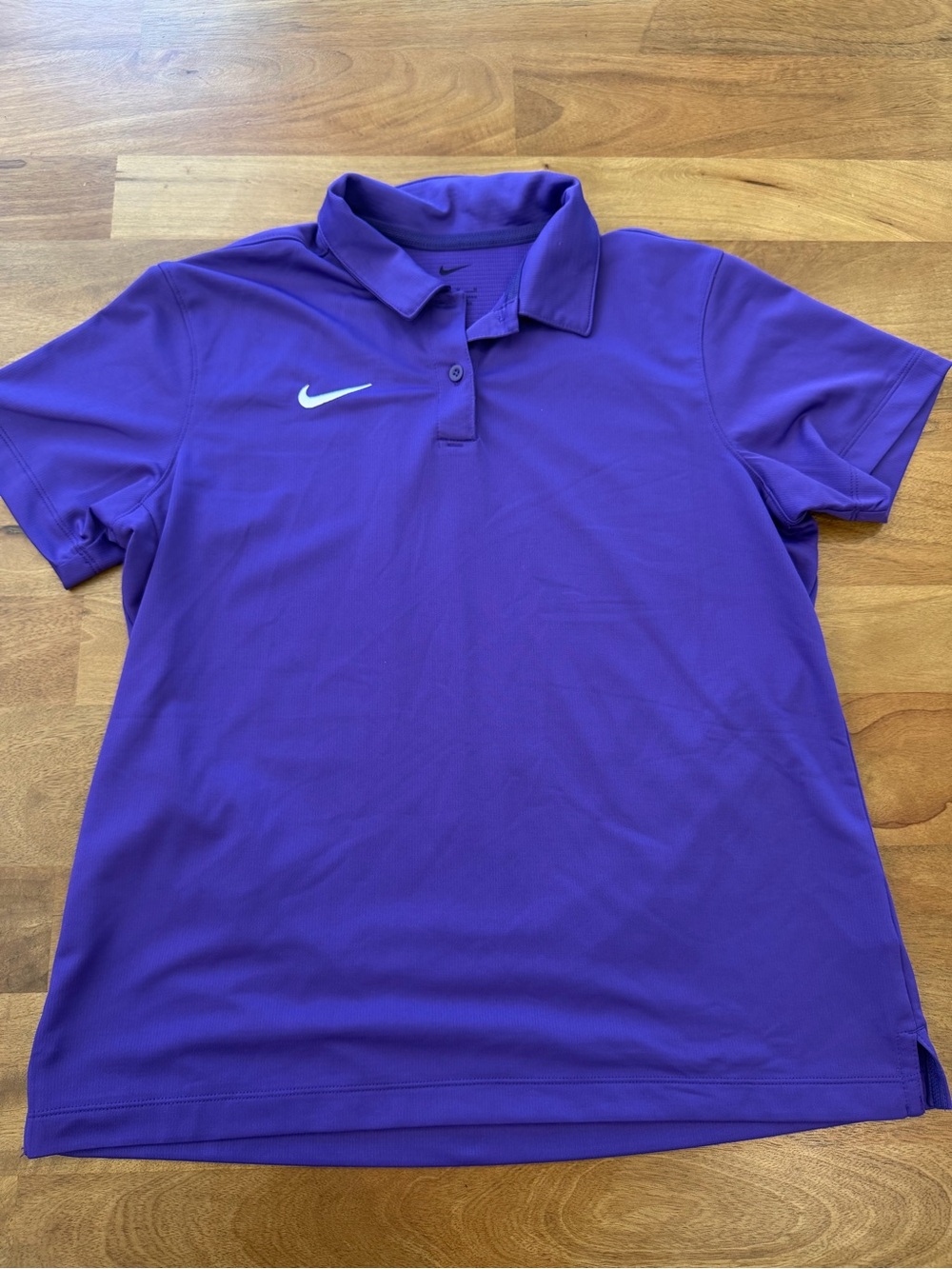 Nike Dri-Fit Purple ‘Franchise Polo’ Shirt Size Medium (CU3206-545)